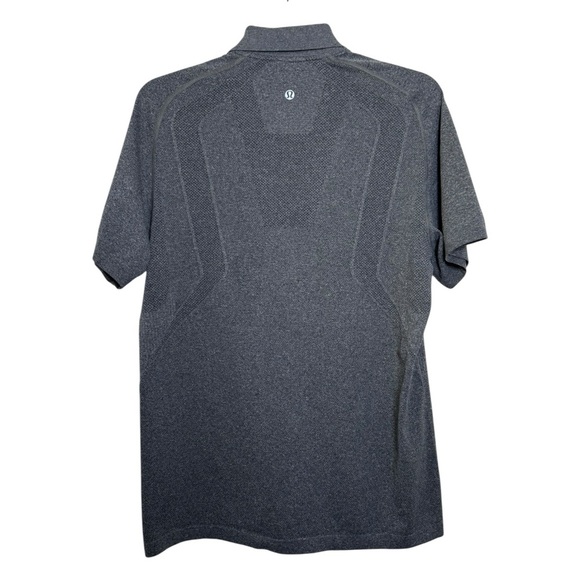 Lululemon Metal Vent Tech Polo Size Small Grey Short Sleeve Golf - Picture 2 of 4